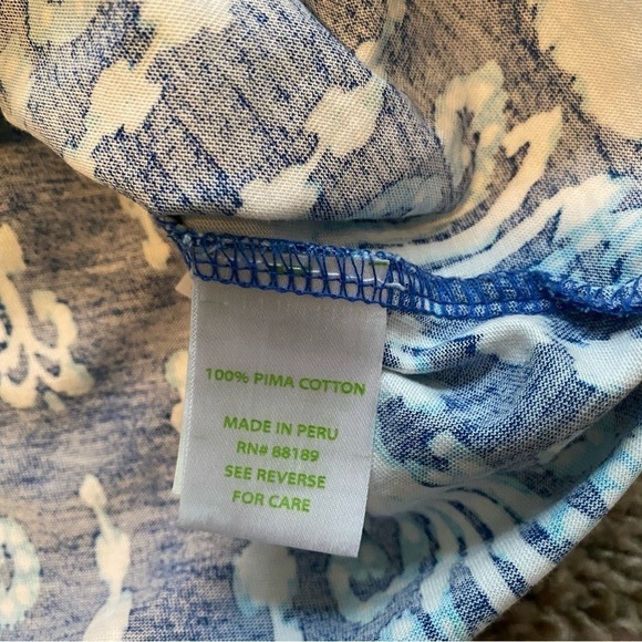 Lilly Pulitzer Melle Dress Indigo Get in Line Size XS Navy - Picture 11 of 12